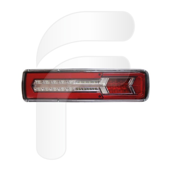 REAR LAMPS LENS WITHOUT TRIANGLE LEFT/RIGHT